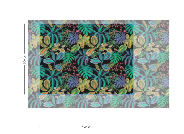 Jungle Panoramique Tropicwall -  Custom Sized Wallpaper Mural (per m2)
