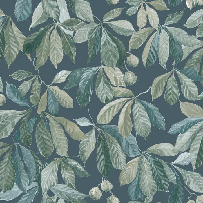Kersti Wallpaper - Indigo