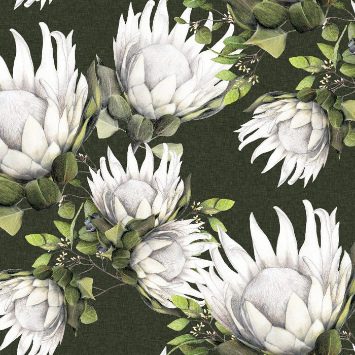 King Protea Upholstery Fabric - 4 Colours