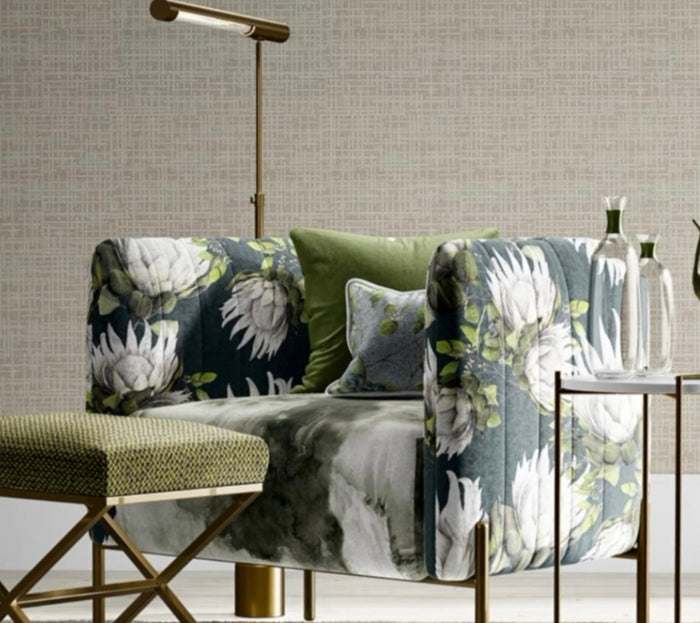 King Protea Upholstery Fabric - 4 Colours