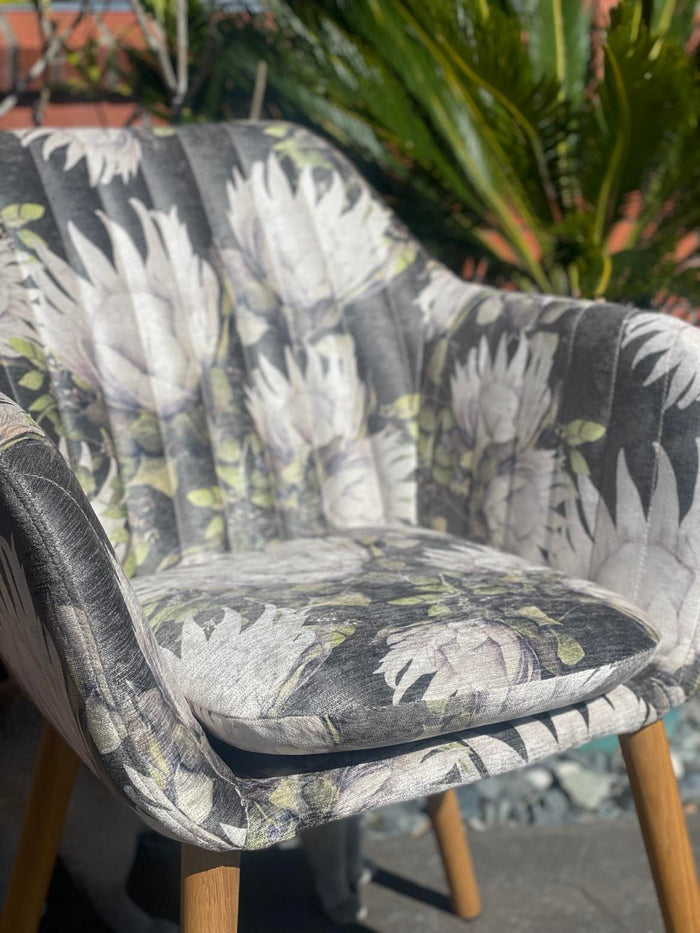 King Protea Upholstery Fabric - 4 Colours