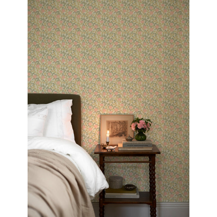 Klover Floral Wallpaper - Pink