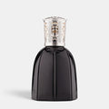 Shop Rescue Spa Dr. Vranjes Firenze Lamparfum in black glass with a silver metallic cap and octagonal design.