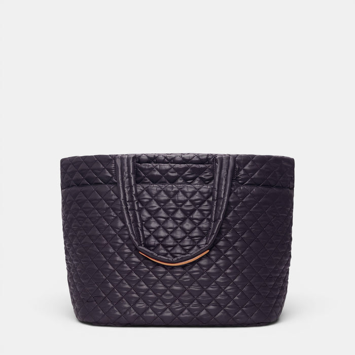 Shop Rescue Spa black quilted Bedford nylon Large Metro Tote Deluxe II with Italian leather trim and padded handles.