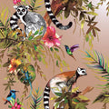 Lemur Wallpaper – Rose Gold