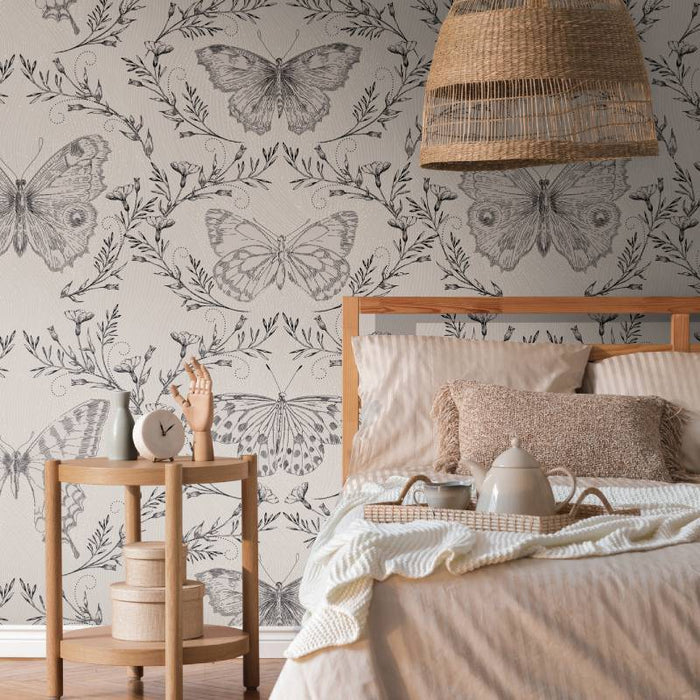 Lepidopterology Butterfly Hybrid Mural Wallpaper