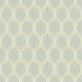 Lilly Geometric Wallpaper - Green - Discontiuning