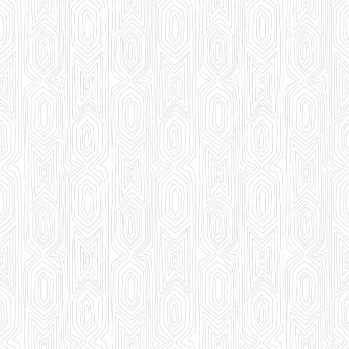 Linjelek Geometric Wallpaper - Silver