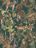Living Jungle Chevron Wallpaper - Green - Last 3 Rolls