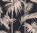 Lola Palm Wallpaper - Blush-Black