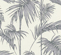 Lola Palm Wallpaper - Grey - Discontinuing