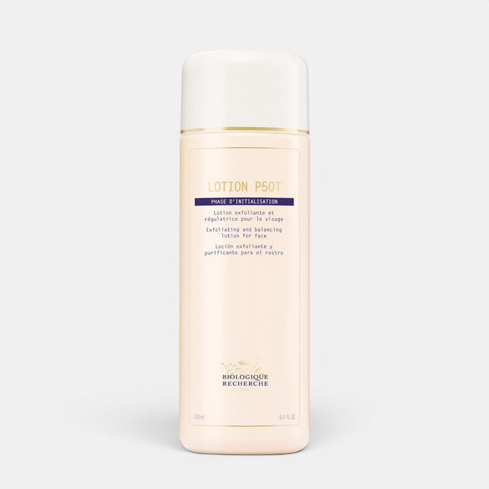 Shop Rescue Spa Biologique Recherche Lotion P50T exfoliating and balancing facial toner in a 250ml bottle.