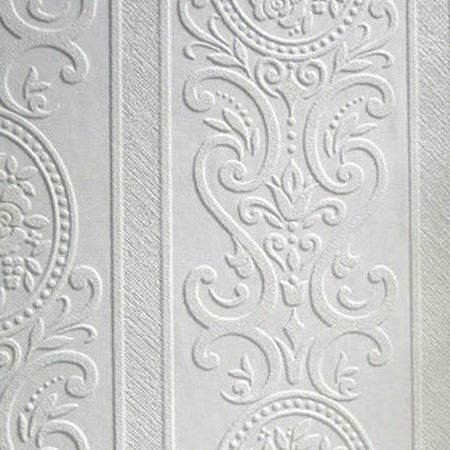 Louisa Textured Anaglypta Wallpaper - Paintable