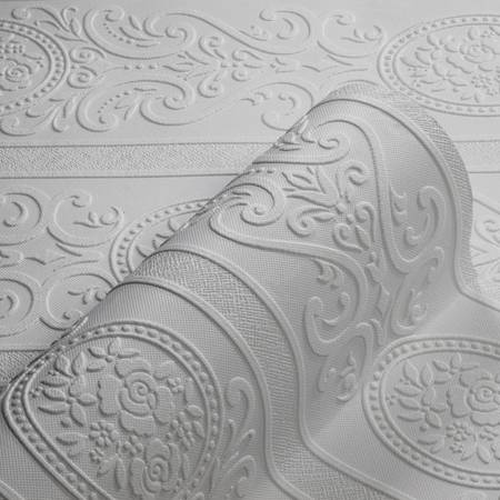 Louisa Textured Anaglypta Wallpaper - Paintable