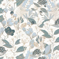 Lovely Field - Blue dore fond blanc