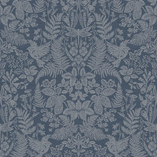 Loxley Floral Tapestry Wallpaper - Navy - Last 16 Rolls