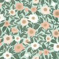 Lucky Wallpaper - Vert D Eau Rose
