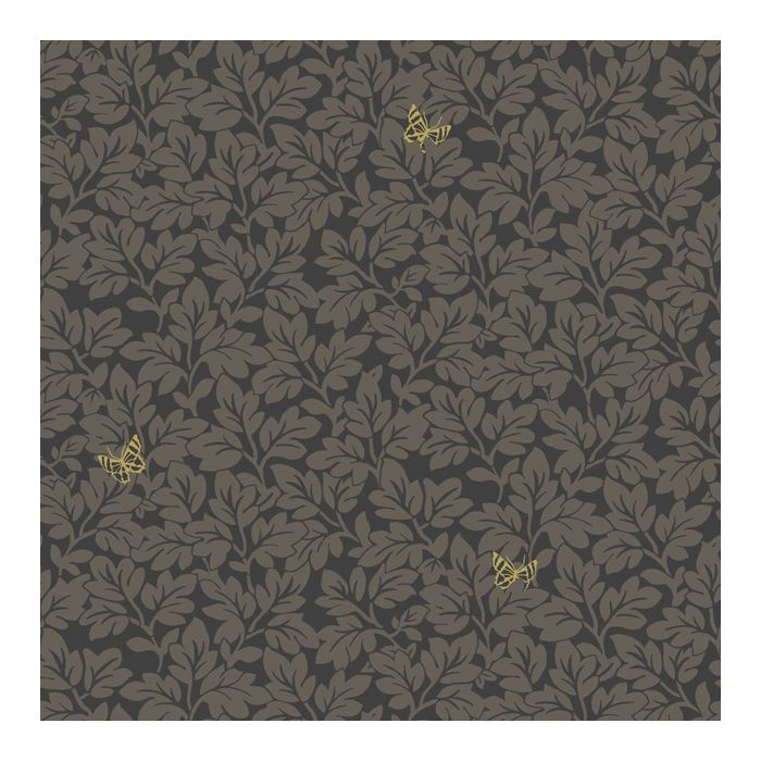 Lunden Butterfly Wallpaper - Black/gold - Discontinuing