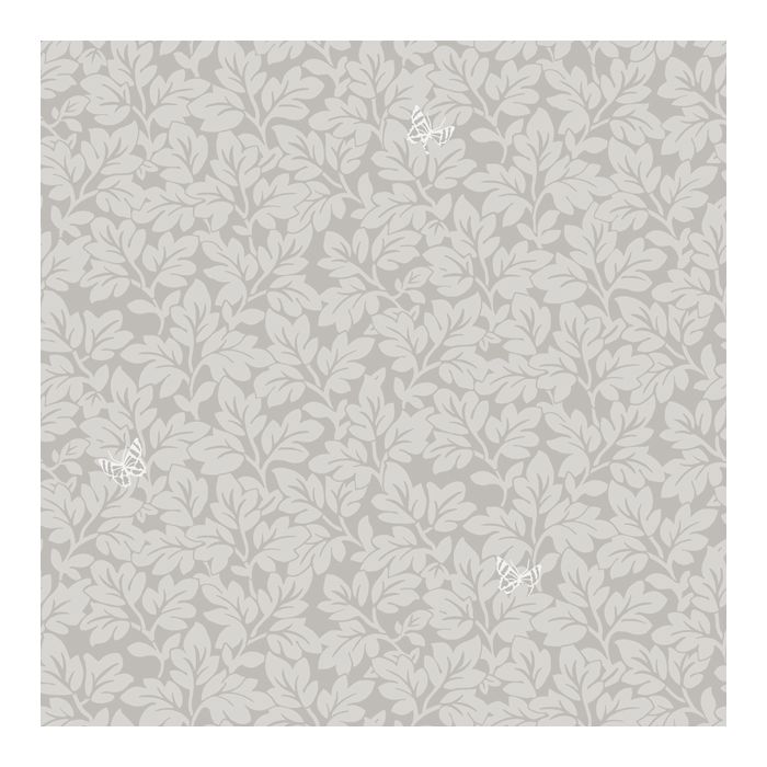 Lunden Butterfly Wallpaper - Grey - Last 8 Rolls