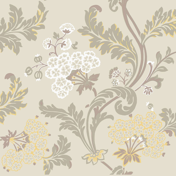 Lydias Gard Wallpaper - Gold/Beige