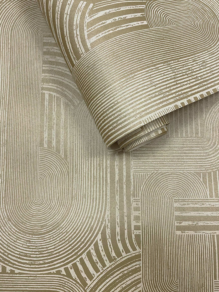 Macramé - Boho Geo Wallpaper - Neutral - LAST ROLL