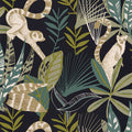 Madagascar Wallpaper - Black/Green