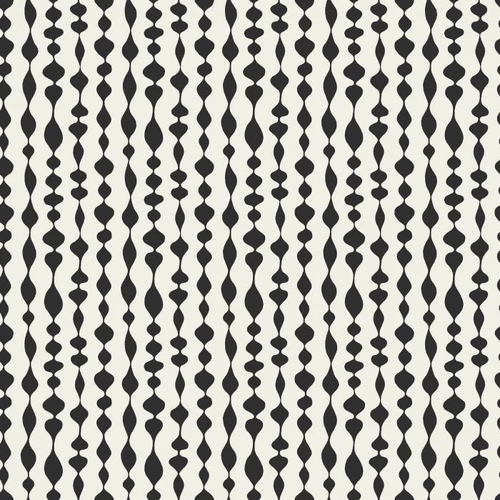 Magaret Geometric Wallpaper - Black