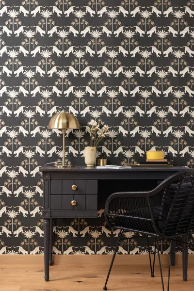 Magnifico Cat Wallpaper - Noir or