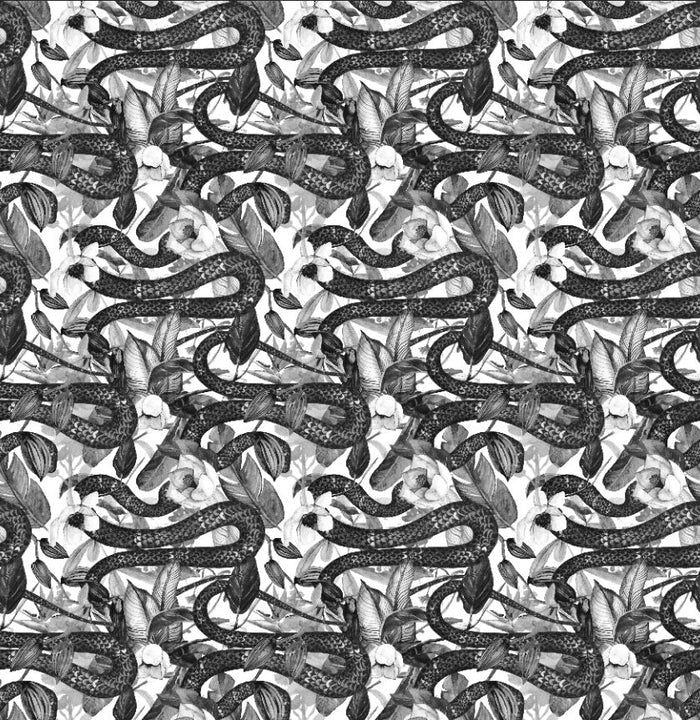 Magnolia and Snake Flower - Custom Sized Wallpaper Mural (per m2)
