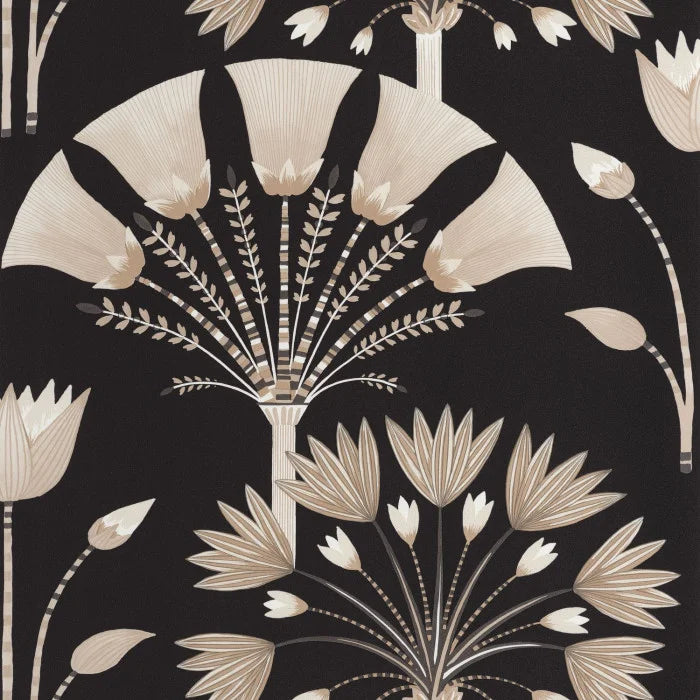 Majestic Wallpaper - Noir irise
