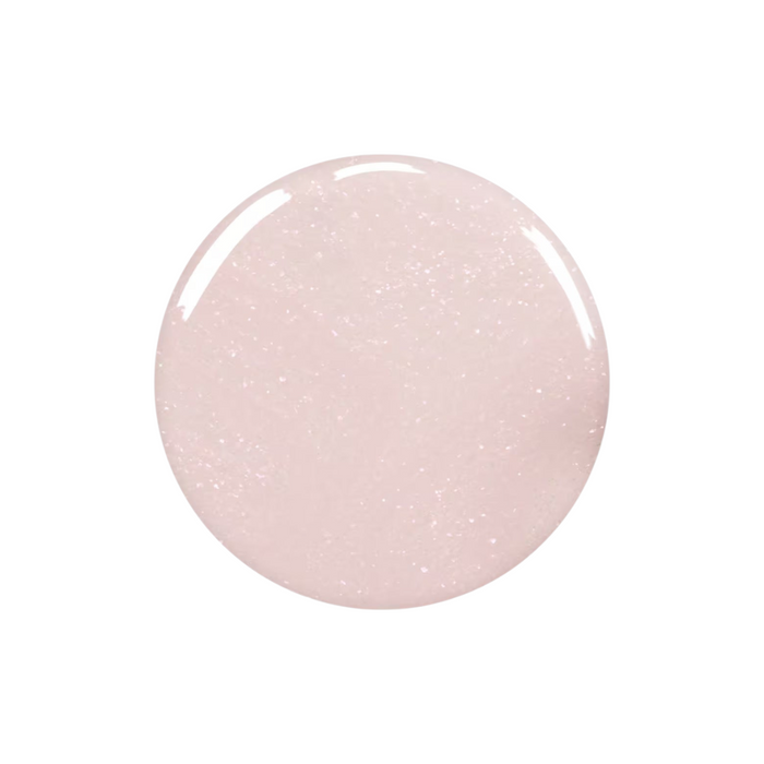 Shop Rescue Spa Manucurist Green Flash gel polish in a shimmering pale pink shade with a high-gloss finish.