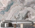 Marbled Elegance - Custom Sized Wallpaper Mural (per m2)