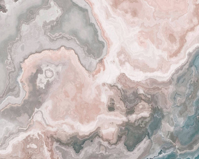 Marbled Elegance - Custom Sized Wallpaper Mural (per m2)