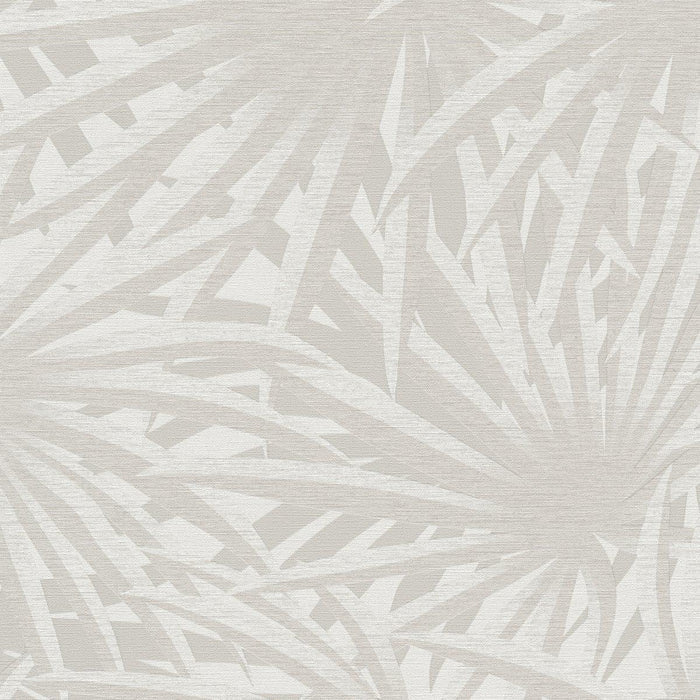 Marrakech Palms Wallpaper - Grey/White