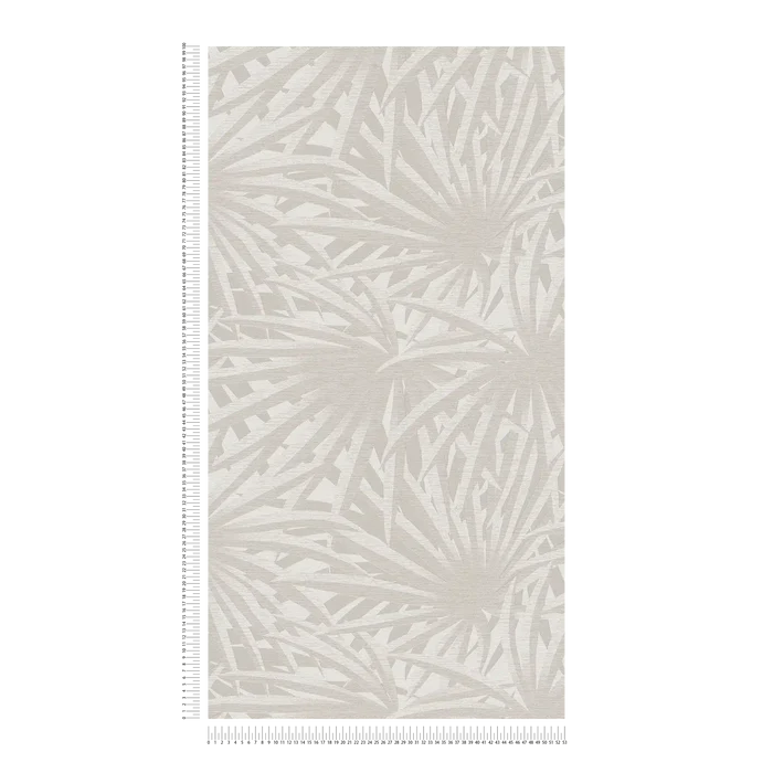 Marrakech Palms Wallpaper - Grey/White