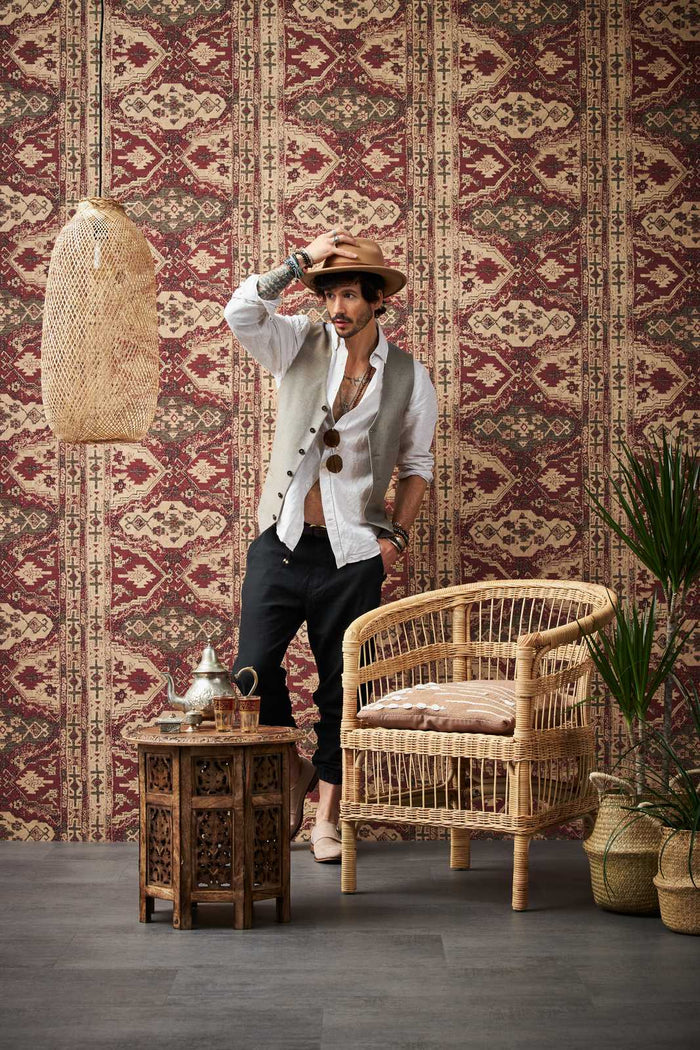 Marrakesh Carpet Vinyl Wallpaper - Extra Wide - Due in October
