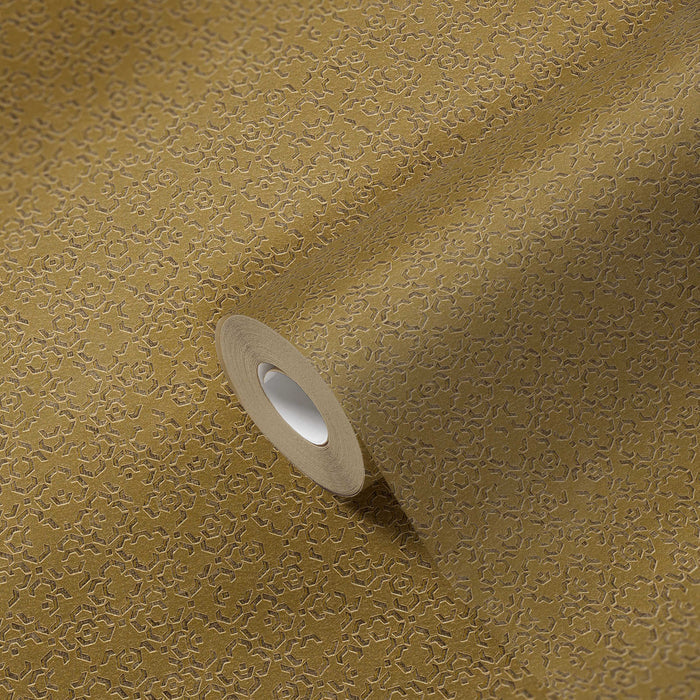 Marrakesh Hall Wallpaper - Metallic Gold