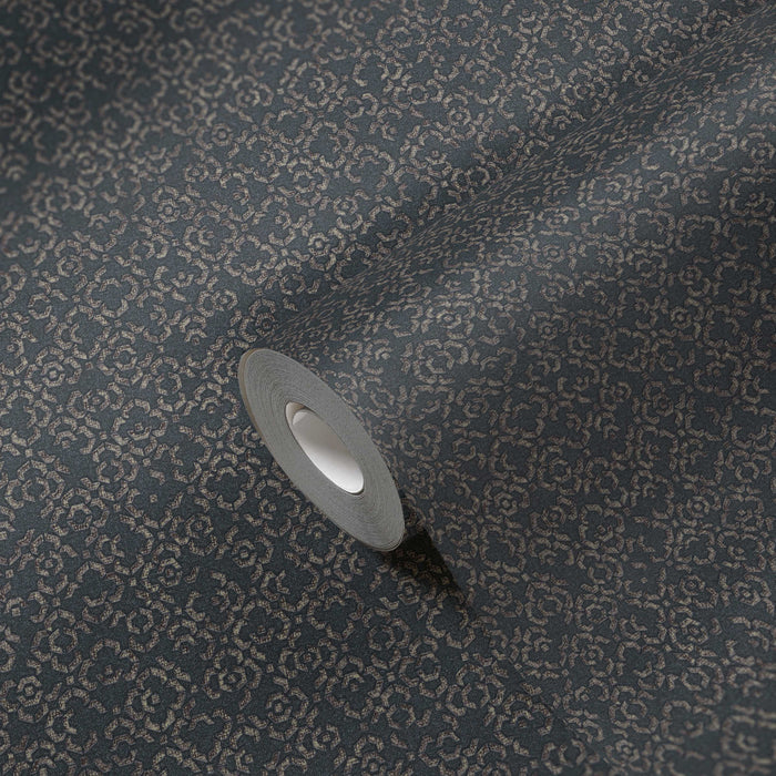 Marrakesh Hall Wallpaper - Metallic Grey