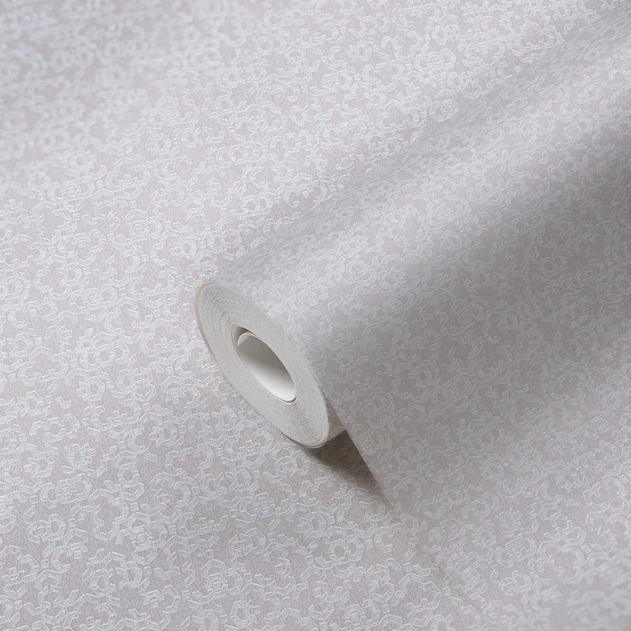 Marrakesh Hall Wallpaper - Metallic/White