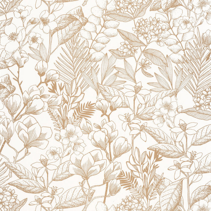 May Flower Power Wallpaper - Nude - Discontinuing