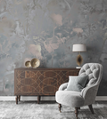 Meadow Geranium - Custom Sized Wallpaper Mural (per m2)