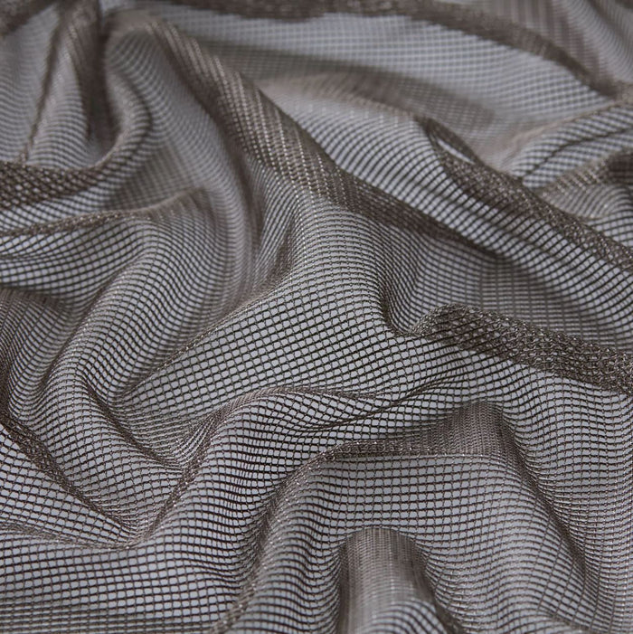 Mecca Wide Width Metallic Curtain Fabric - 6 Colours