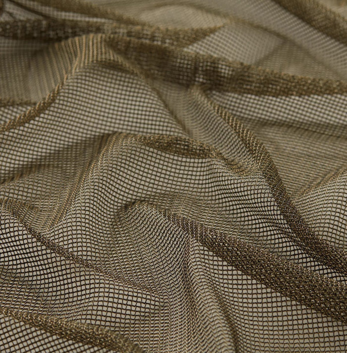 Mecca Wide Width Metallic Curtain Fabric - 6 Colours