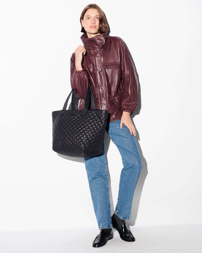 Medium Metro Tote Deluxe - Black