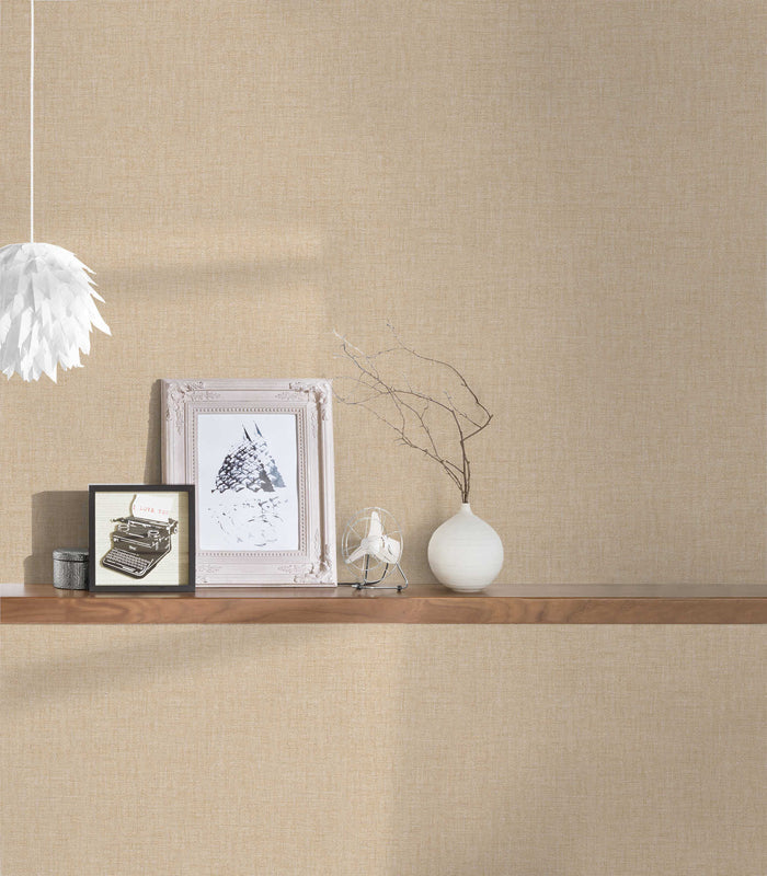 Medusa Linen Coordinate Wallpaper - Beige - Versace 4