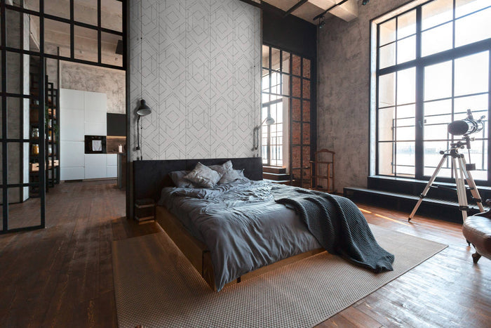Metallic Graphics - Grey - White