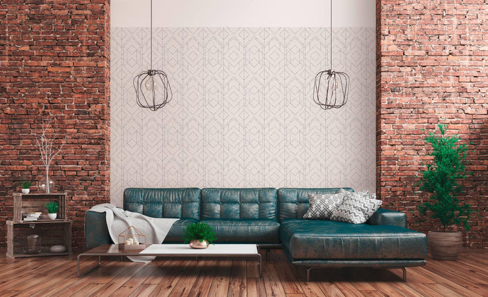 Metallic Graphics - Grey - White