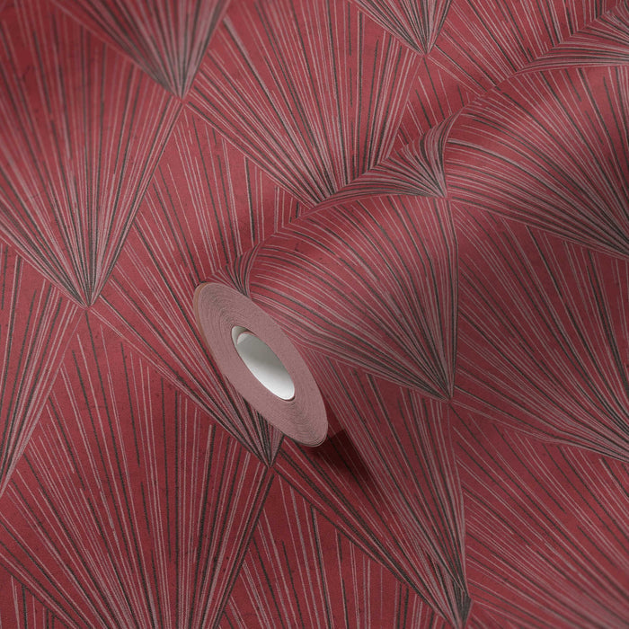 Metallic Moments Wallpaper - Metallic Red - Discontinuing