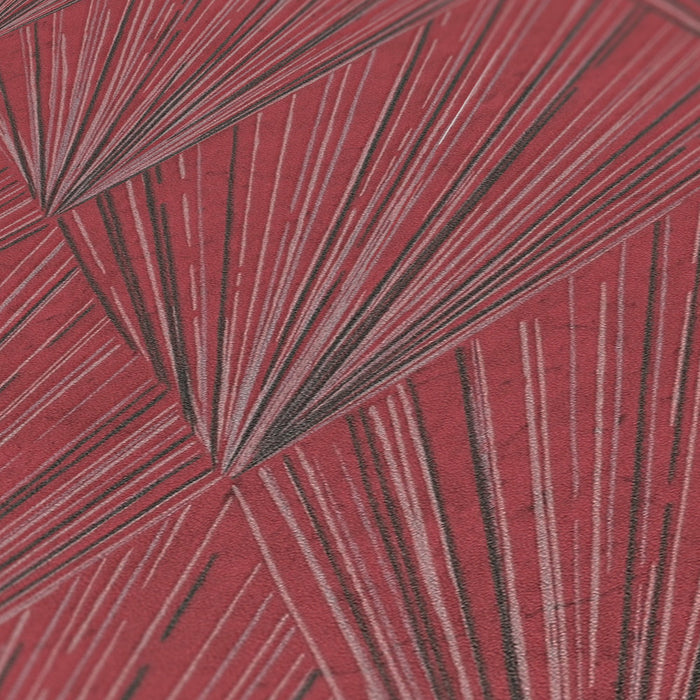 Metallic Moments Wallpaper - Metallic Red - Discontinuing