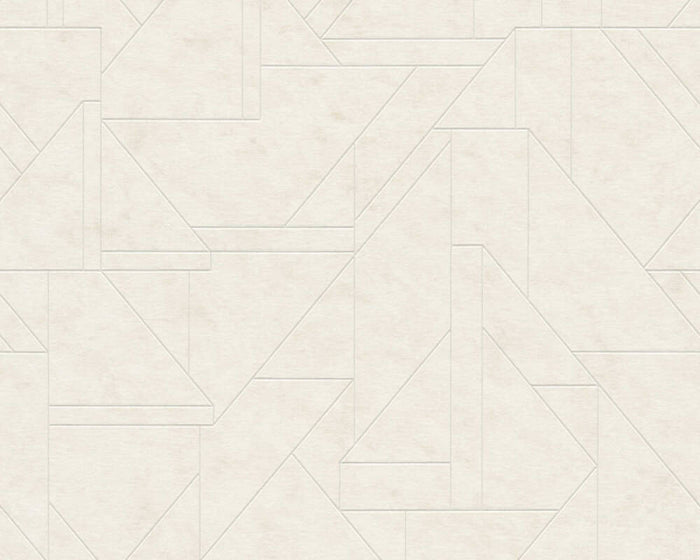 Metro Deco Lines (Metropolitan Stories 3 Collection) - Cream/Gold